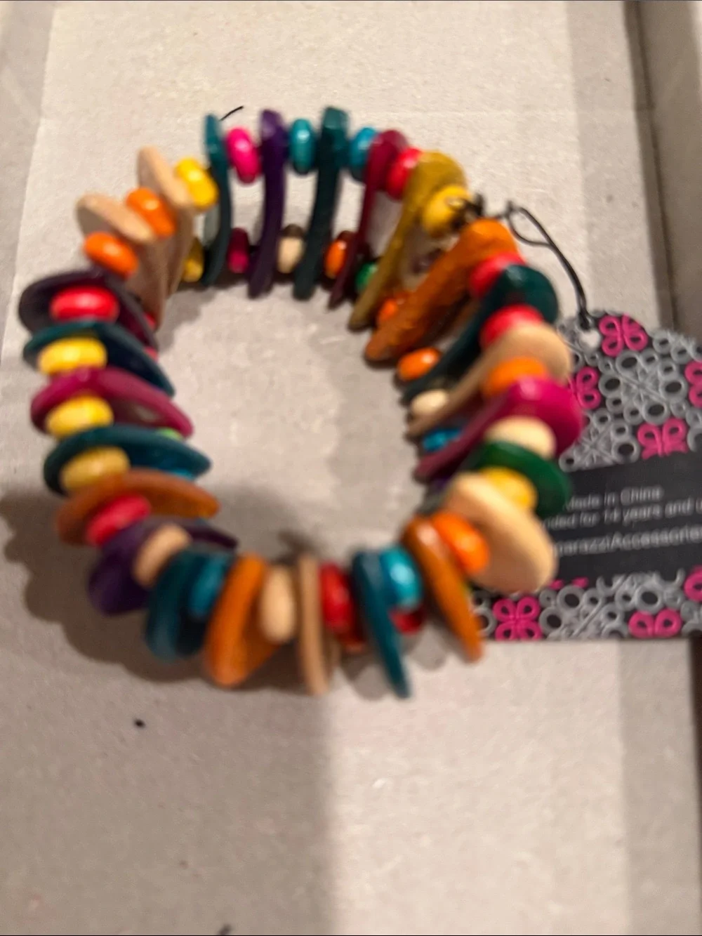 paparazzi Multicolor Beaded Stackable Bracelets - Turquoise, Pink, Brown, Orange